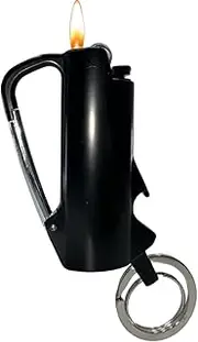 [Lighter Locators] Lighter Case. Carabiner Keychain BIC Lighter Holder with Bottle Opener. 3 Colors & 2 Sizes to Choose from. BIC Sleeves for J5 and J6 Sizes.