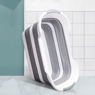 Silicone Foldable Baby Bathtub Non-Slip Foot Bath Bucket Fol