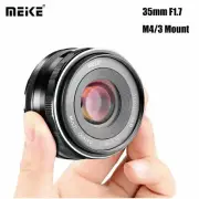 Meike 35mm F1.7 Manual Focus Prime Lens for Micro M4/3 Olympus Panasonic Cameras