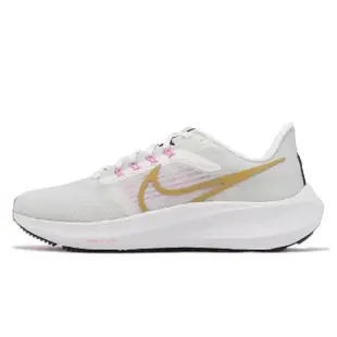 【NIKE 耐吉】慢跑鞋 Wmns Air Zoom Pegasus 39 女鞋 運動鞋 小飛馬 氣墊 緩震 白 金(DH4072-104)