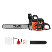 52CC 457.2mm Gasoline Chainsaw Powered Wood Cutting Engine Gas Chain Saw