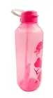 Tupperware Aquavibe Pink Beverage Fridge Water Tumbler Bottle 2.0L Straw Handle