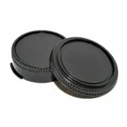 2pcs Body Cover Lens Rear Cap For Canons FD Camera and Accessory D0D1 Lens Q8V68