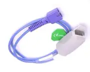 1pcs Nellcor DS100A Adult Clip Spo2 Sensor With Blue Color Cable 9 Pin