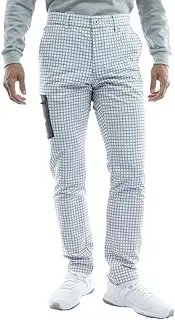 [Admiral] Golf ADMA2A1 Men’s Pants, Water Repellent, Windpane, Tapered PT, White, M