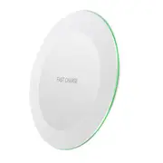 10W Ultra Slim Fast Qi Wireless Charger Pad For Iphone X Xr Samsung Phone White