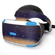 Skin Wrap for Sony Playstation PSVR Headset gold dust lens flare glitter