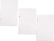 TEHAUX A5 Refill Paper Notebook Core 135 Sheets Dotted Paper for Graph Sketch Notebooks