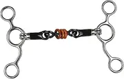 Perfk Horse Bit Horse Snaffle H Shape Horse Gag Bit Harness Stallion Training Bit Horse Mouth Snaffle for Horse Chewing Performance