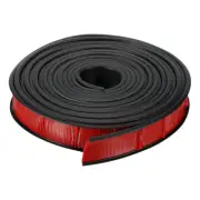 U-Shape Edge Banding, 16.4ft TPE Flexible Furniture Edge Protector(30mm, Black)