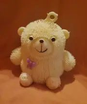 LED Flashing Light Up Squishy Yoyo Stress Puffer Bear Ball Sensory Toy 4.5"