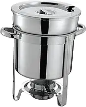 STARTIST Soup Chafer Stainless Steel Soup Warmer Multipurpose Soups Reusable Soup Pot Catering Food Warmer for Kitchen Wedding Dining, 7L