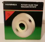 HANIMEX ROTARY SLIDE TRAY for CAROUSEL SLIDE PROJECTOR NEW HOLDS 100 2X2 SLIDES