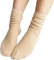 [Legou] Women's Solid Color Lightweight Cotton Socks