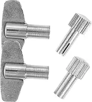 Cabilock Sturdy Steel Clock Winding Key Tool Easy to Install/Remove for Wall Clocks Alarm Clocks and Vintage Metal Clock Repair Keys