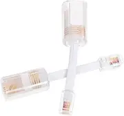 BRIGHTFUFU Phone Cord Anti-Wind Device Telephone Cable Detangler Rj11 Cable Organizer 2 Pieces
