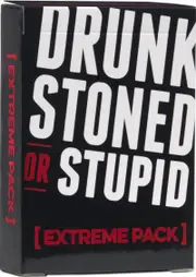 Drunk Stoned or Stupid Extreme Pack Card Game