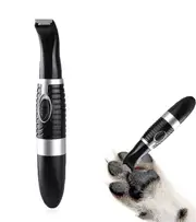 Lertenys Low Noise Electric Pet Trimmer, Dog Grooming Scissors, Used To Trim The Hair Around The Paws, Eyes, Ears, Face, Buttocksblack