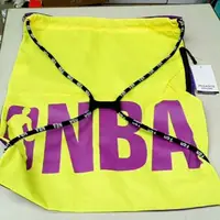 在飛比找蝦皮購物優惠-NBA 運動休閒束口袋抽繩袋湖人-紫黃