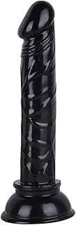 Mini Thin 4.72 Inches Realistic Dildo for Beginners, Anal Dildos Lifelike Fake Penis for Women/Men/Gay, Adult Sex Toys for G spot Stimulator Anal Plug Training Sets (Black)