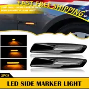 For BMW E60 E82 E81 E90 E92 Led Side Turn Marker Signal Lights Dynamic Smoke 2x