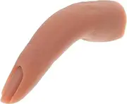 FOMIYES Nail Art Practice Hand Model Silicone Fingers for Acrylic Nail Training