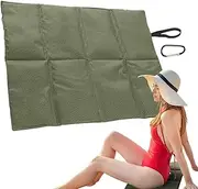 Seat Pad for Camping - Portable Picnic Seat Mat | Foldable Backpacking Sit Mat with Carabiner, Portable Sitting Cushion for Beach Picnic Garden Park Camping