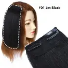 One Piece 100% Real Clip In Remy Human Hair Extensions Short Mini fluffy Blonde