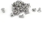 uxcell M5 x 10mm Phillips Flat Head Countersunk Bolts Machine Screws 30pcs