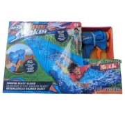 Nerf Super Soaker Blast Water Slide The Ultimate 16 Ft Extra Wide Outdoor Slide