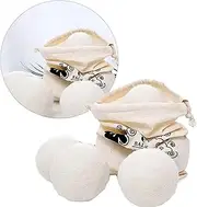 6PCS Wool Laundry Balls Reusable Fabric Softener Wool Dryer Speeding Up Dry Time for Babies and Sensitive Skin