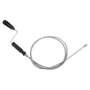 Drain Augers 1.8m Stainless Steel Drain Clog Remover Tool Black