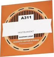 KieTeiiK Folk Guitars String, 6Pcs High Carbon Steel Folk Guitar Strings Replacements Acoustic Guitar Strings Guitar Parts 6 Pieces Strings