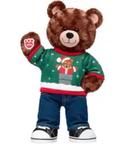 Tipsy elves Build-A-Bear BEARY STUCK ASSEMBLED BEAR