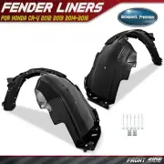 2pcs Front Inner Fender Liners with Insulation Foam for Honda CR-V CRV 2012-2016