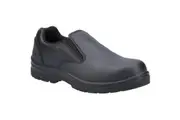 Amblers Womens/Ladies AS716C Leather Safety Shoes (Black) (5 UK)