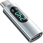 Arshcea USB C Adapter with 240W Digital Display,40Gbps 8K USB C Extender Adapter OTG Cable for Thunderbolt 3/4 and USB Type C Interface Devices