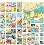 Lunch Box Cards for Kids, Notes for Kids Lunch Boxes, 60 x Cute Cards, Lunch Box Notes from Mum - Express Parent Encouragement for and Girls, Cartoon Cards for Son and Daughter