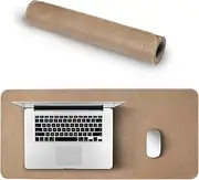 Londo Top Grain Leather Extended Mouse Pad - Desk Mat (Mink)