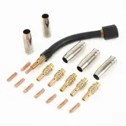MB15AK Accessories Welding MIG Mag Neck Set Torch 0.8mm 21PCS Air Cooled