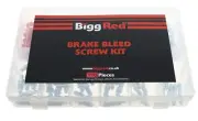 Assorted Box of Bleed screws Metric & Imperial Brake Nipple Caliper Nipples Caps