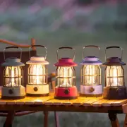 Portable Outdoor Camping Light Rechargeable Led Table Lamp 1200mAh Tent