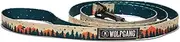 Wolfgang Premium Dog Leash for Small Dogs Heavy Duty, Durable & Easy to Clean Nylon Dog Leash with Quick Clip Buckles, for Training & Daily Use, Made in USA, Overland Print (5/8 Inch x 4 Ft)