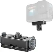 Quick Release Mount Compatible with Gopro Hero 13, Metal Magnetic Latch Mount with 1/4" Screw,Dual-Claws Interface