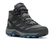 Merrell - West Rim - Men's Mid Walking Boot - 9M - Waterproof, Black & Blue
