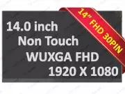 Dell PN 4D22M DP/N 04D22M LCD Screen Matte FHD 1920x1080 Display 14 in
