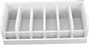 FOMIYES Box Wooden Belt and Tie Storage Box Multi Compartment Organizer for Closet Stylish Accessory Holder for Belts Ties and Scarves for Efficient Organization