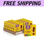 Individually Wrapped Chocolate Dipped Granola Bars - 12 Packs for Snacking