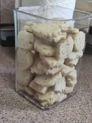 Homemade Rosemary Cookies 15 Bite Size