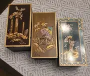 3 RARE Union National Inc Fine Furniture Jamestown Ny Jewerly Keepsake Boxes